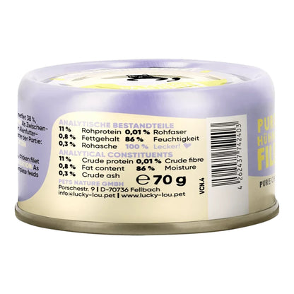 Lucky Lou EXTRA FOOD Hühnerfilet in Broth 70g Dose