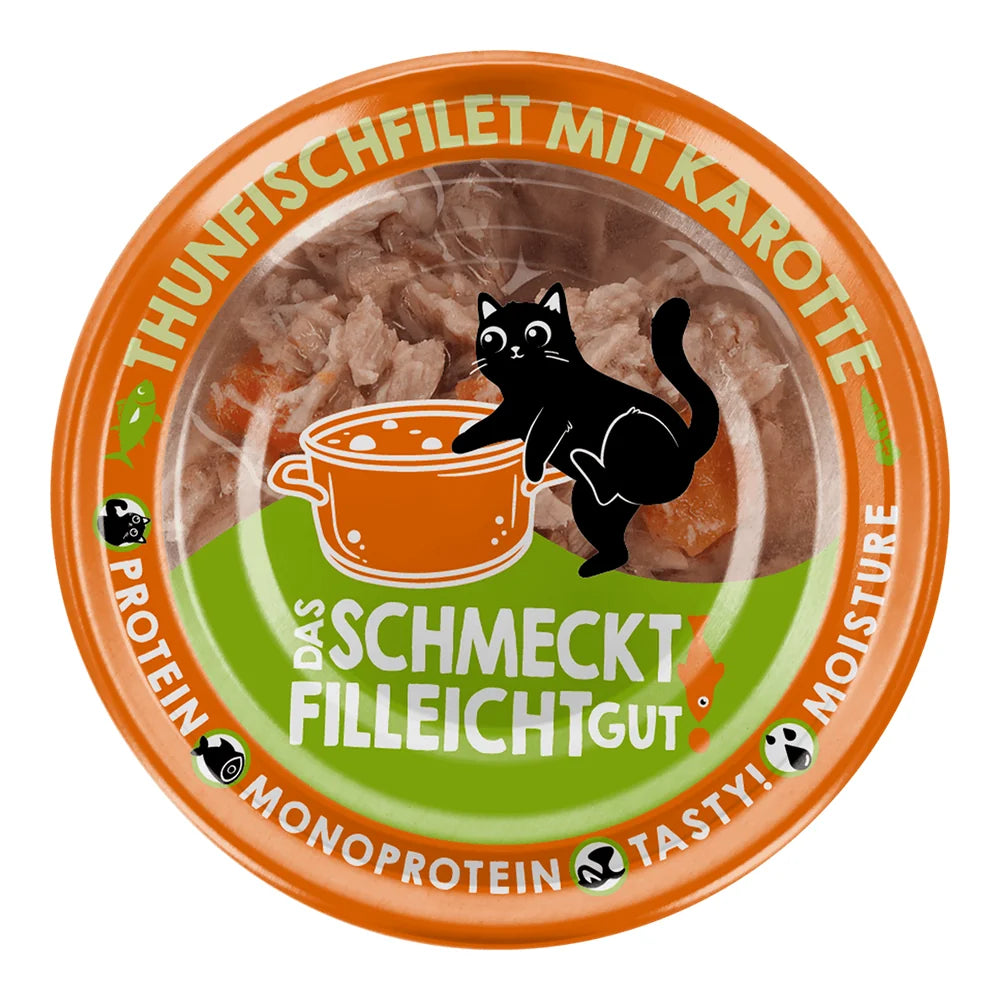 Lucky Lou EXTRA FOOD Thunfisch mit Karotte in Broth 70g Dose
