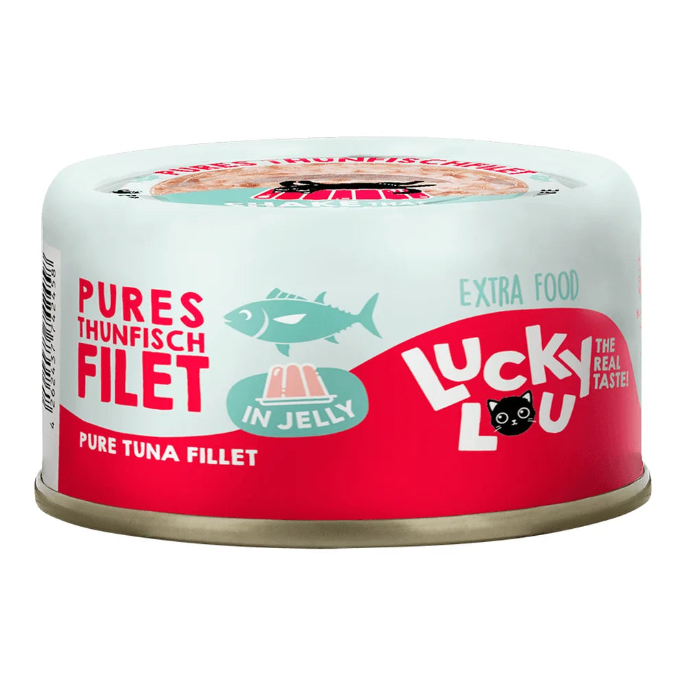Lucky Lou EXTRA FOOD Thunfischfilet in Jelly 70g Dose