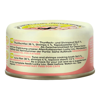 Lucky Lou EXTRA FOOD Thunfisch & Shrims in Jelly 70g Dose