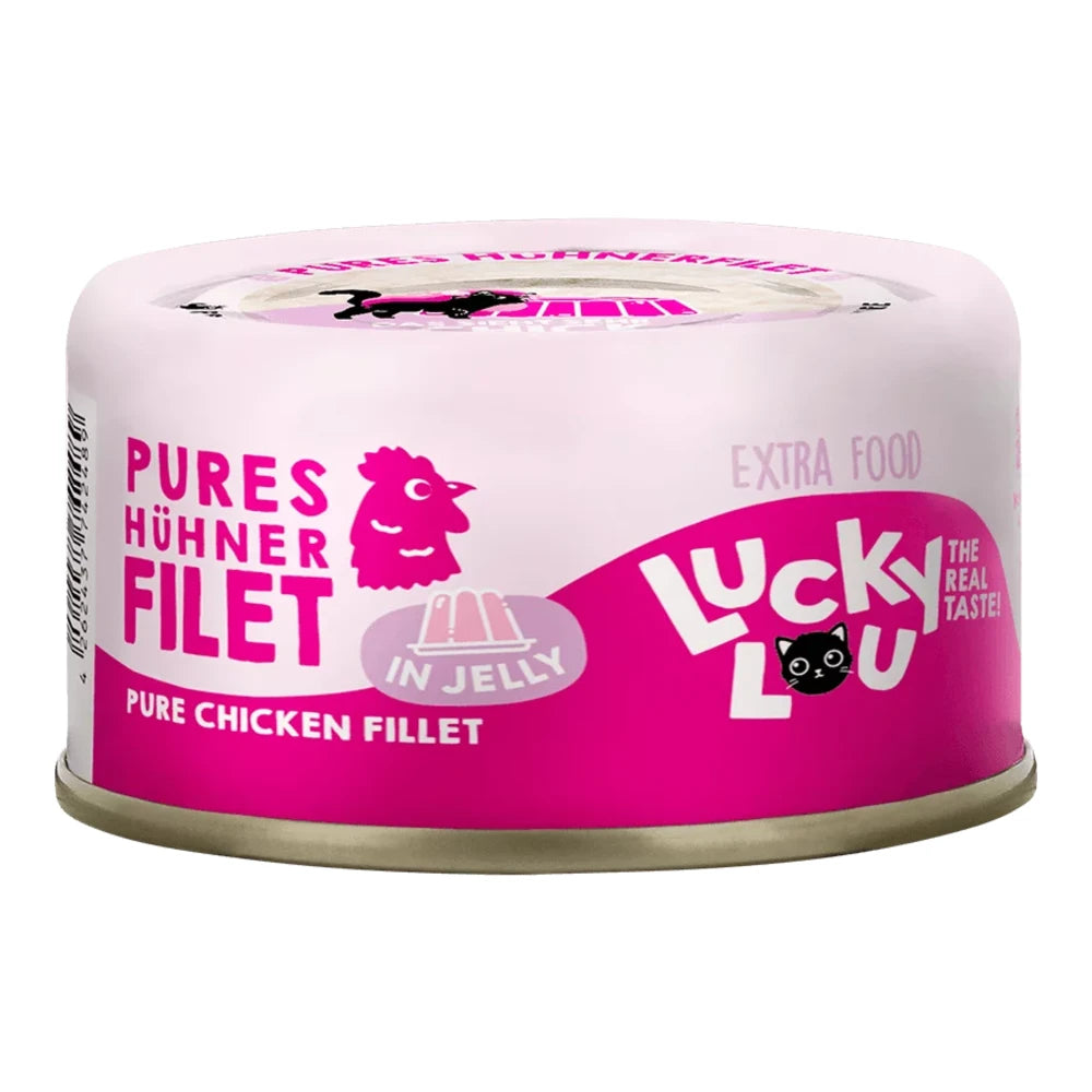 Lucky Lou EXTRA FOOD Hühnerfilet in Jelly 70g Dose