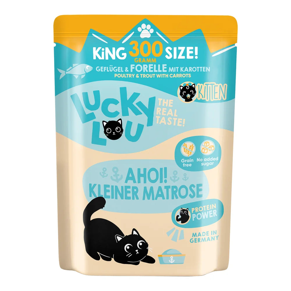 Lucky Lou Lifestage Kitten Geflügel & Forelle