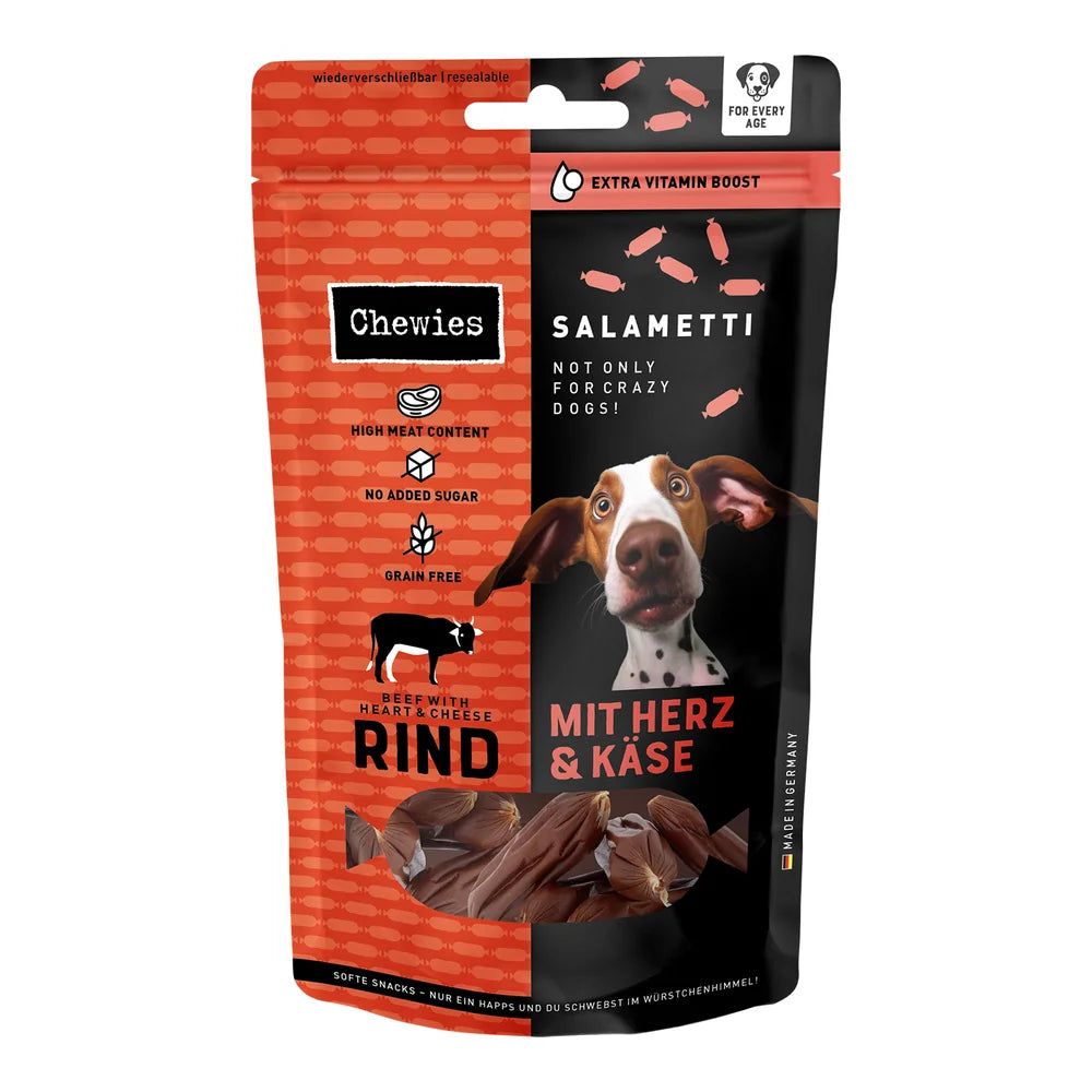 Chewies SALAMETTI Rind, Herz & Käse