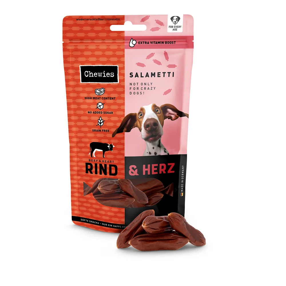 Chewies SALAMETTI Rind & Herz