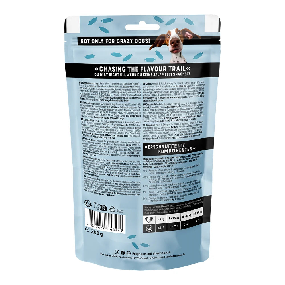 Chewies SALAMETTI Huhn & Lachs
