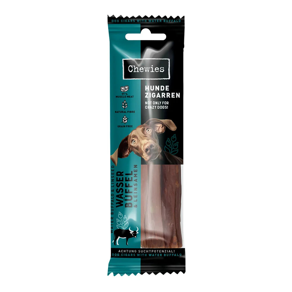 Chewies HUNDEZIGARREN Wasserbüffel 75g