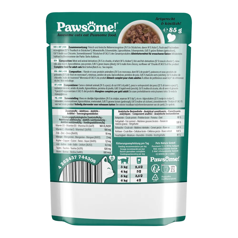 Pawsome Adult Thunfisch 85g