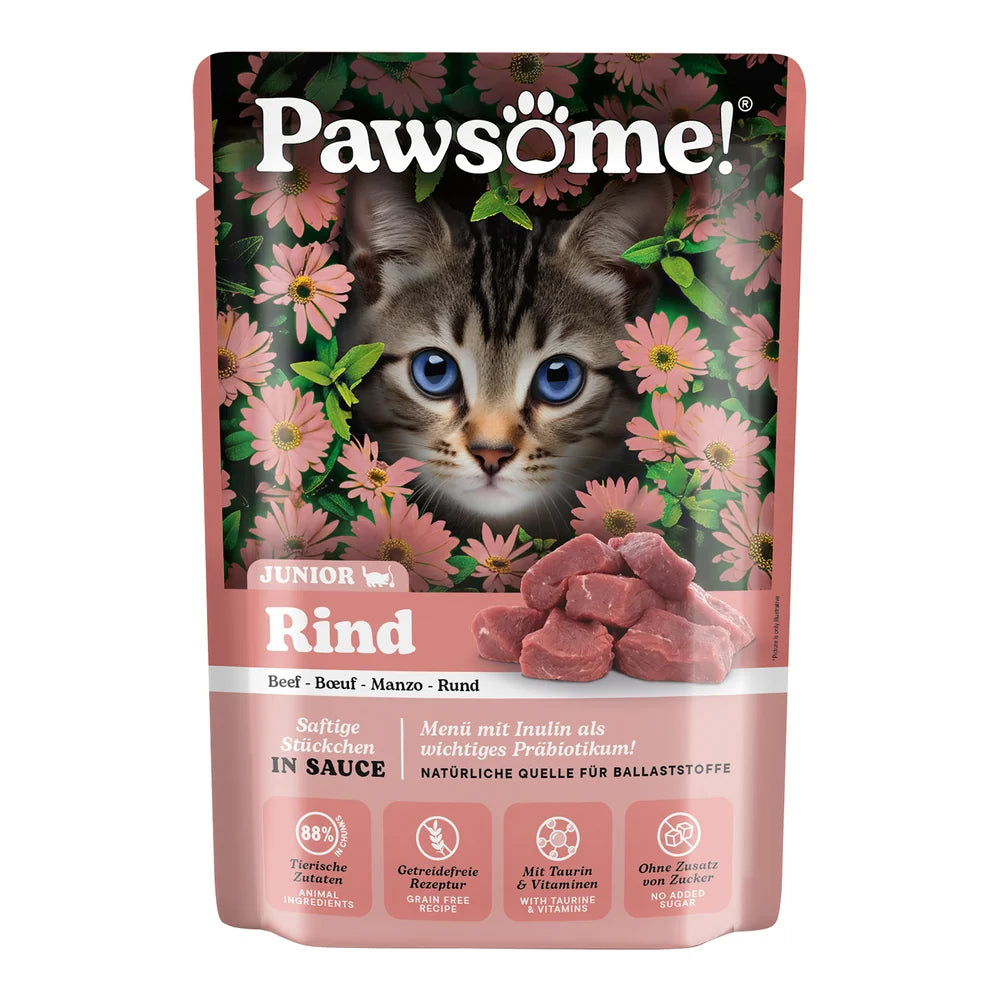 Pawsome Junior Rind 85g