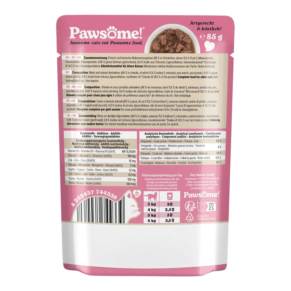 Pawsome Senior Pute 85g