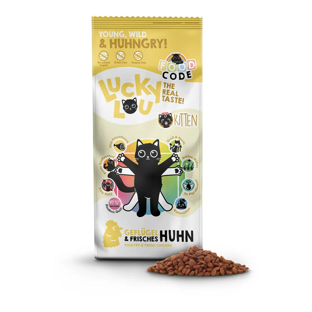 Lucky Lou Food Code Kitten Geflügel & Huhn