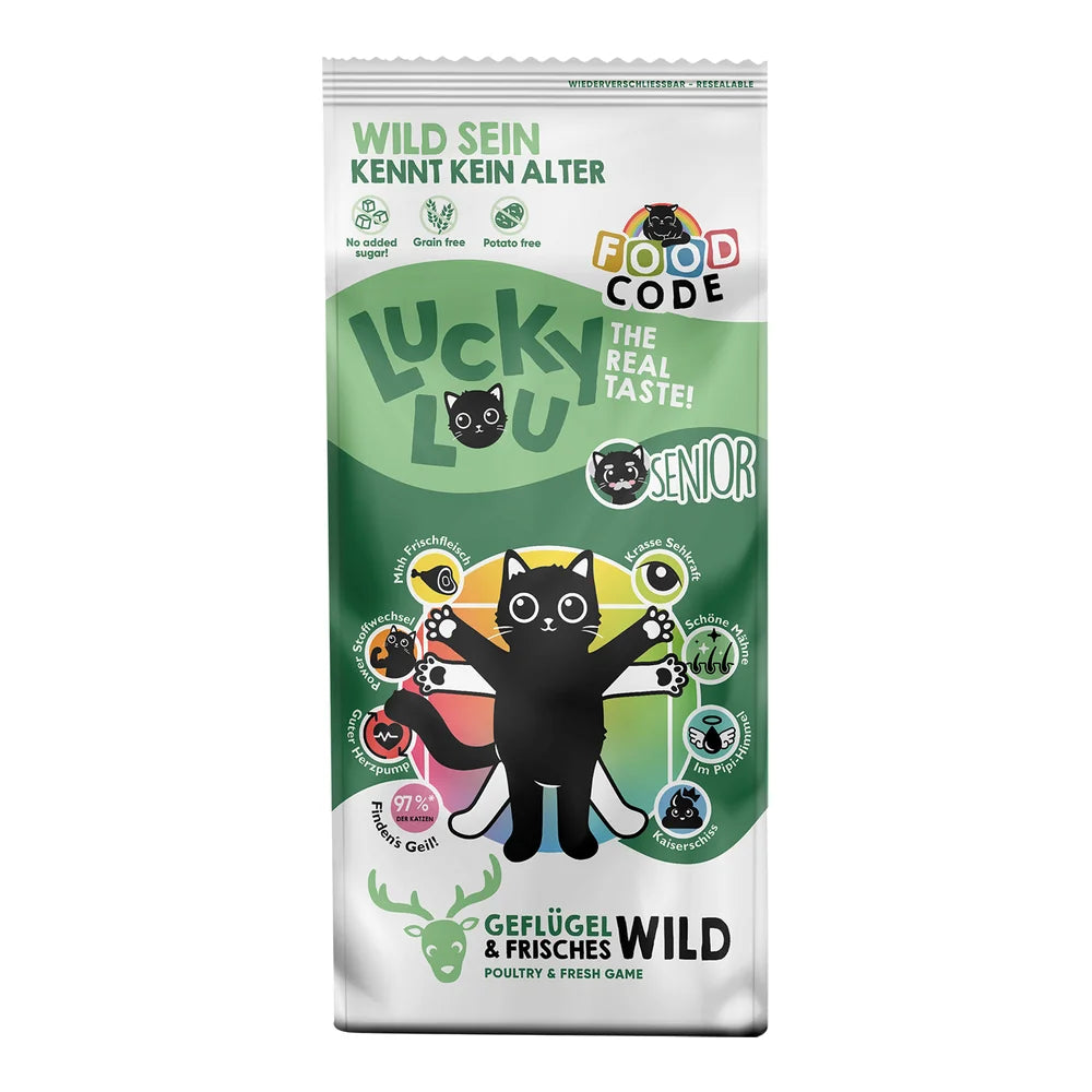 Lucky Lou Food Code Senior Geflügel & Wild