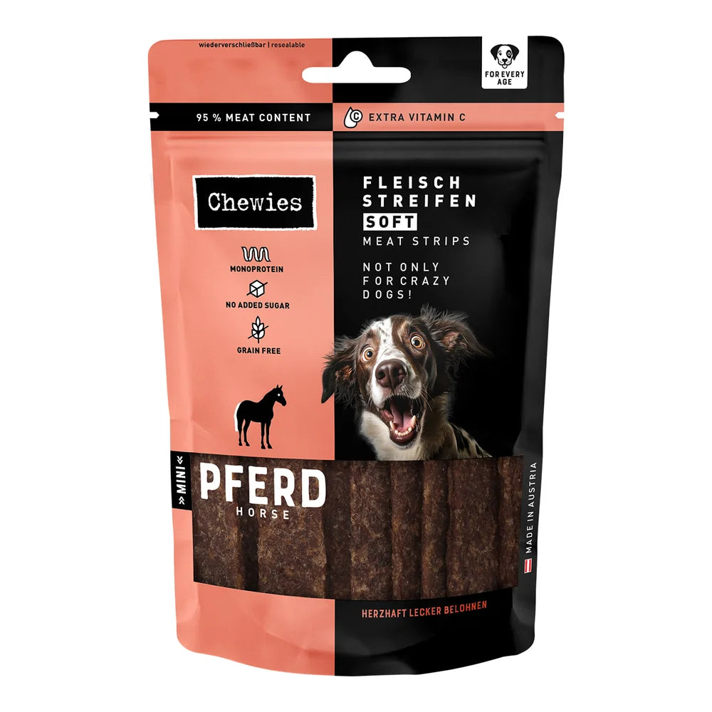 Chewies Fleischstreifen SOFT Mini Pferd 70g