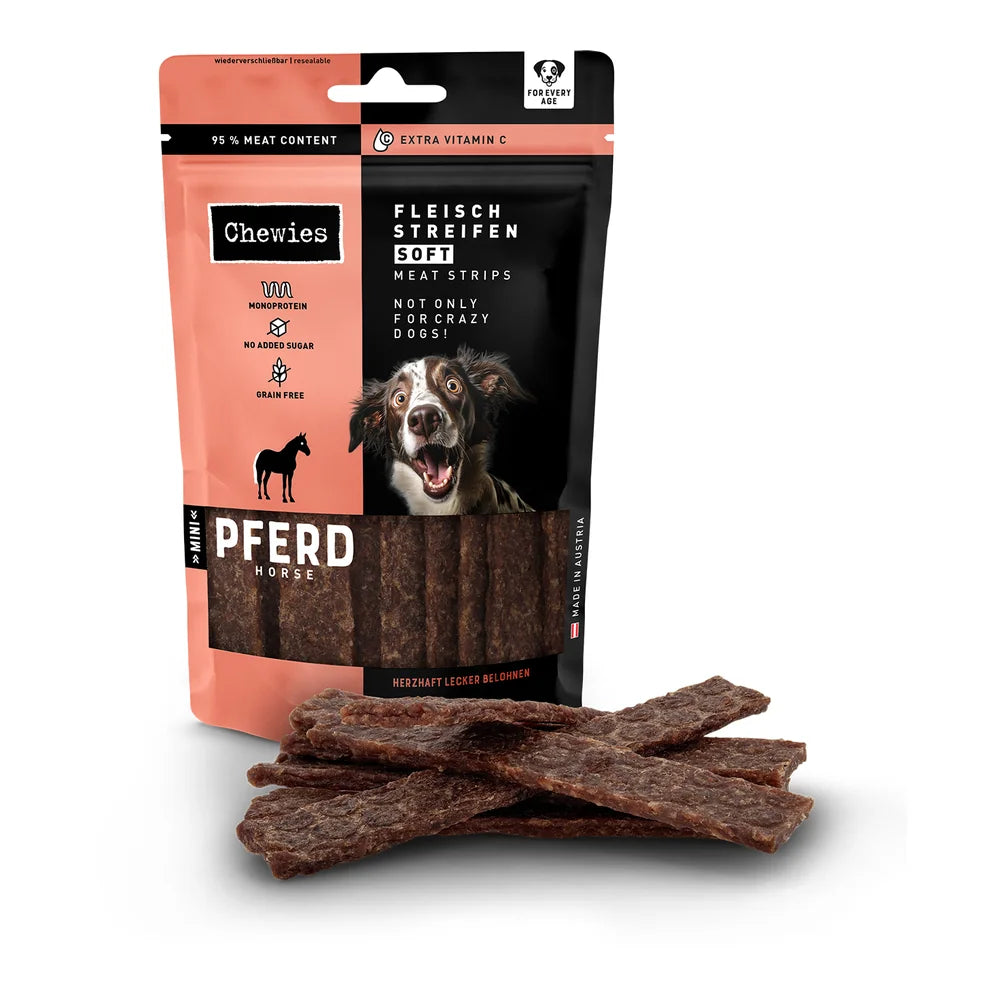 Chewies Fleischstreifen SOFT Mini Pferd 70g