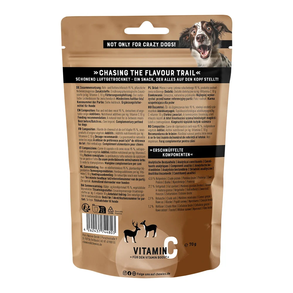 Chewies FleischstreifenSOFT Mini Reh & Hirsch 70g