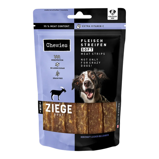 Chewies Fleischstreifen SOFT Mini Ziege 70g
