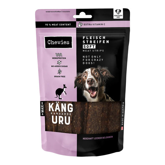 Chewies Fleischstreifen SOFT Maxi Känguru 150g