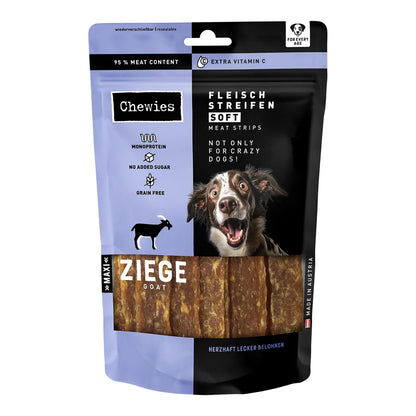 Chewies Fleischstreifen SOFT Maxi Ziege 150g