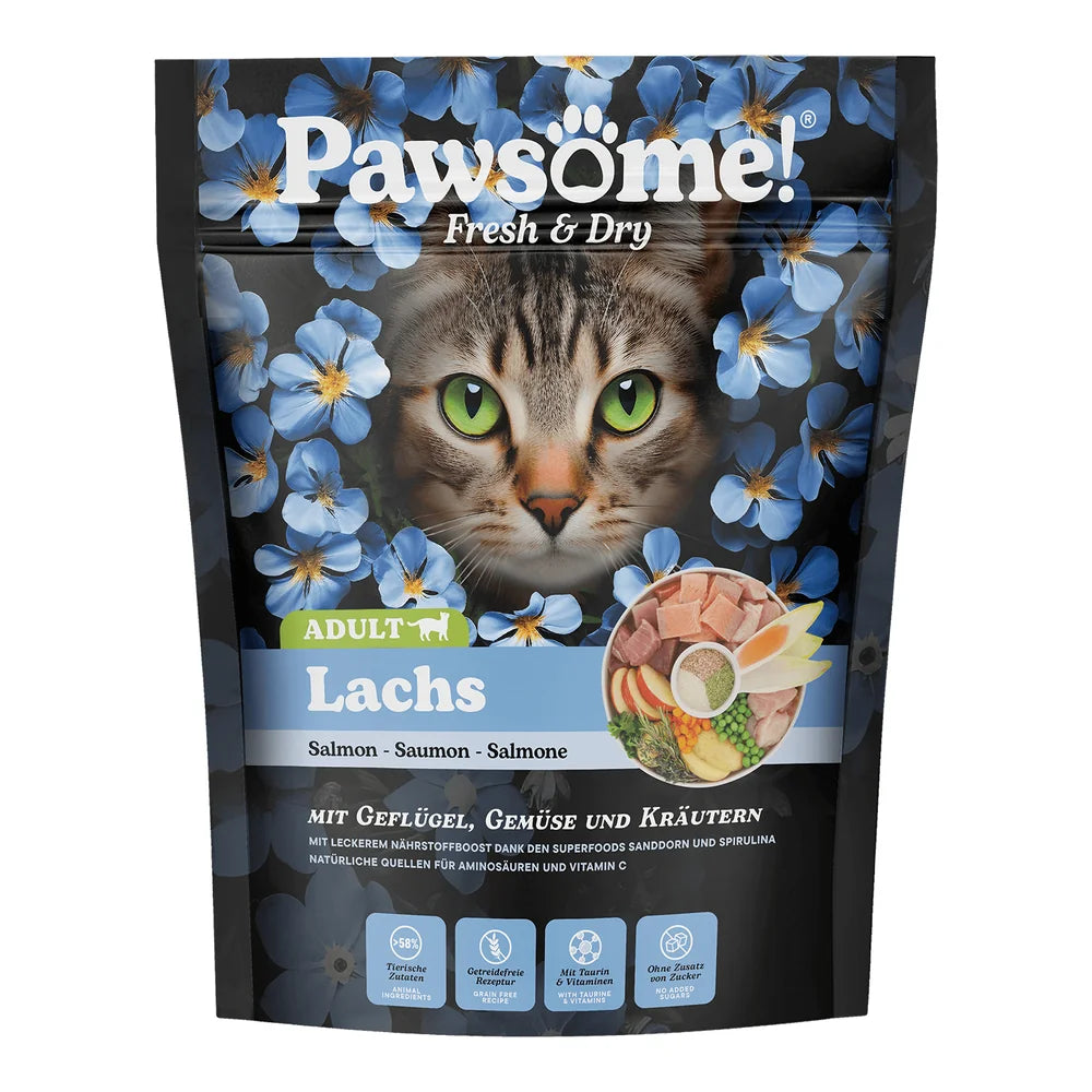 Pawsome Fresh & Dry Adult Lachs 750g