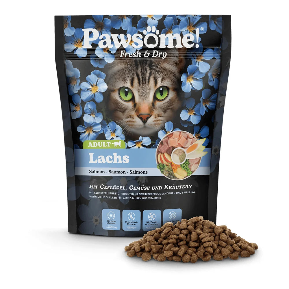 Pawsome Fresh & Dry Adult Lachs 750g