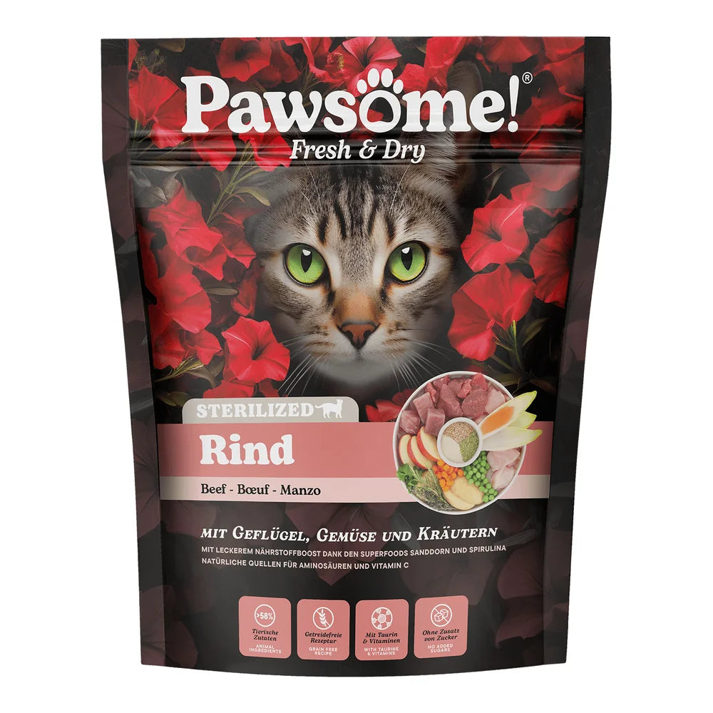 Pawsome Fresh & Dry Sterilised Rind 750g