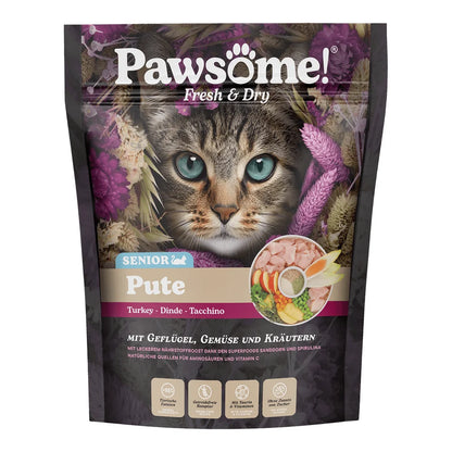 Pawsome Fresh & Dry Senior Pute 750g