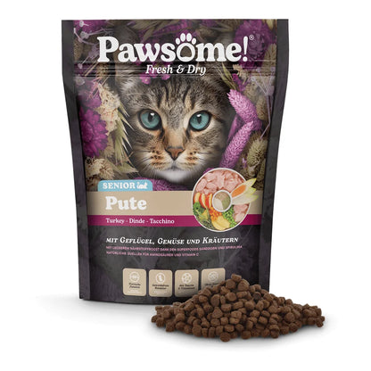 Pawsome Fresh & Dry Senior Pute 750g