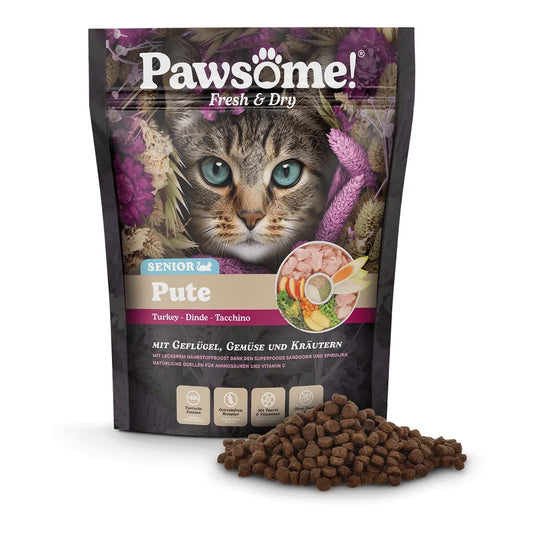 Pawsome Fresh & Dry Senior Pute 750g