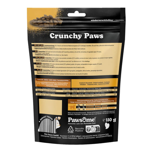 Pawsome Crunchy Paws Geflügel 150g