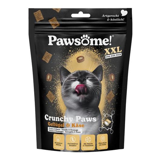 Pawsome Crunchy Paws Geflügel & Käse 150g