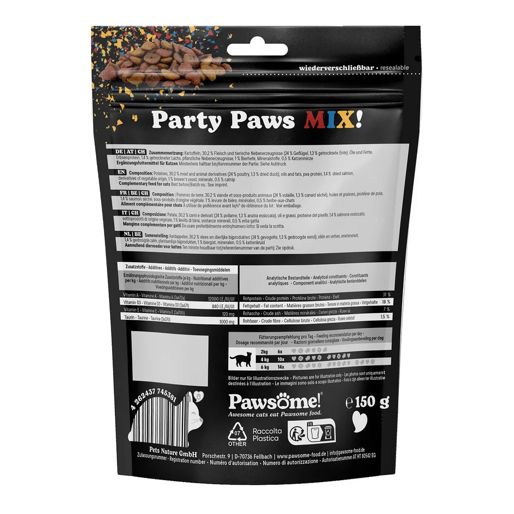 Pawsome Party Paws Mix 150g