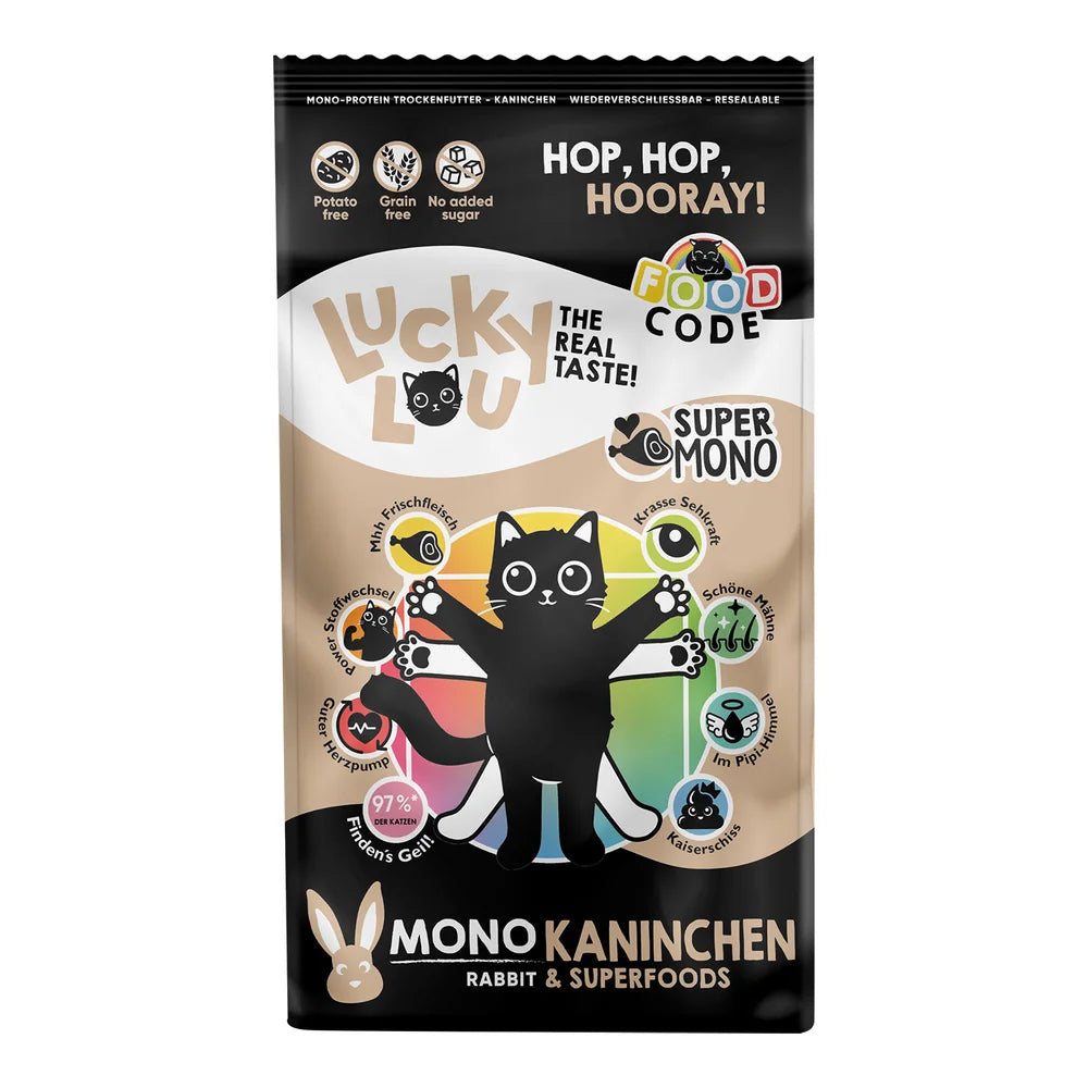 Lucky Lou Food Code Mono Kaninchen