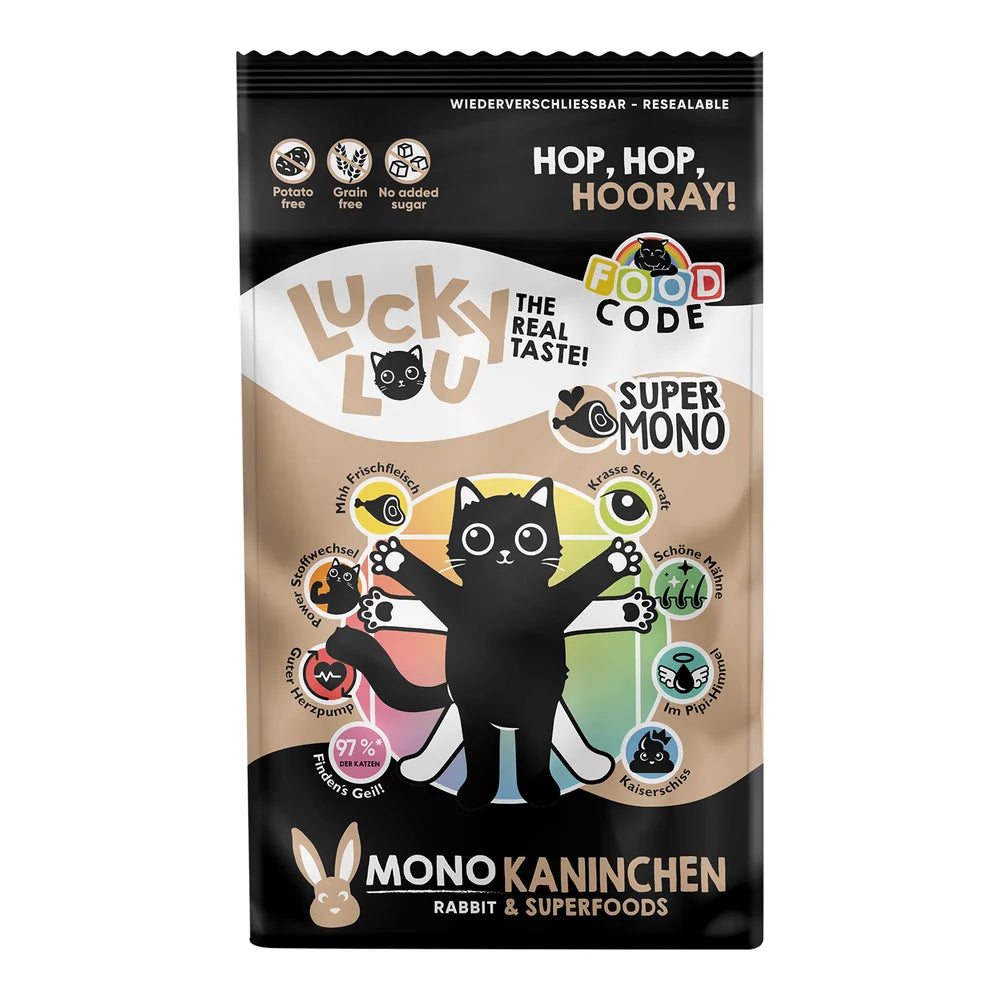 Lucky Lou Food Code Mono Kaninchen