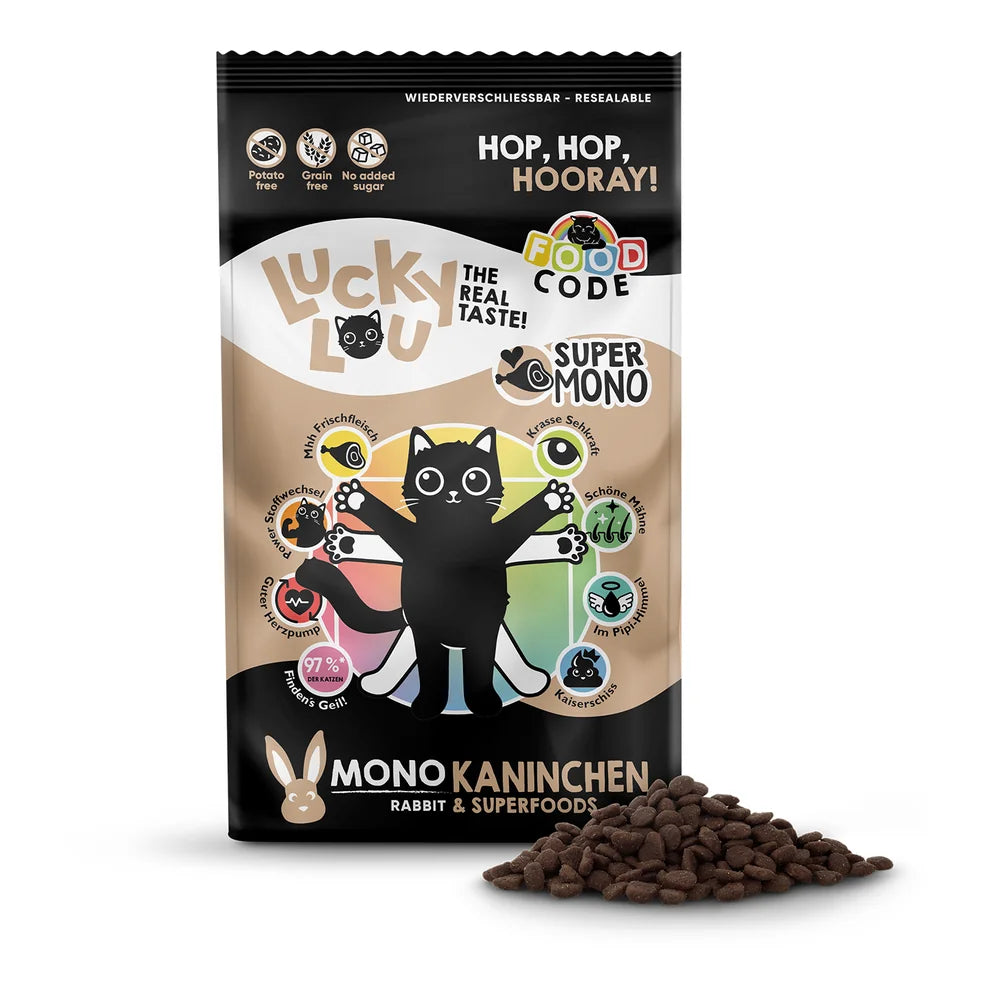 Lucky Lou Food Code Mono Kaninchen