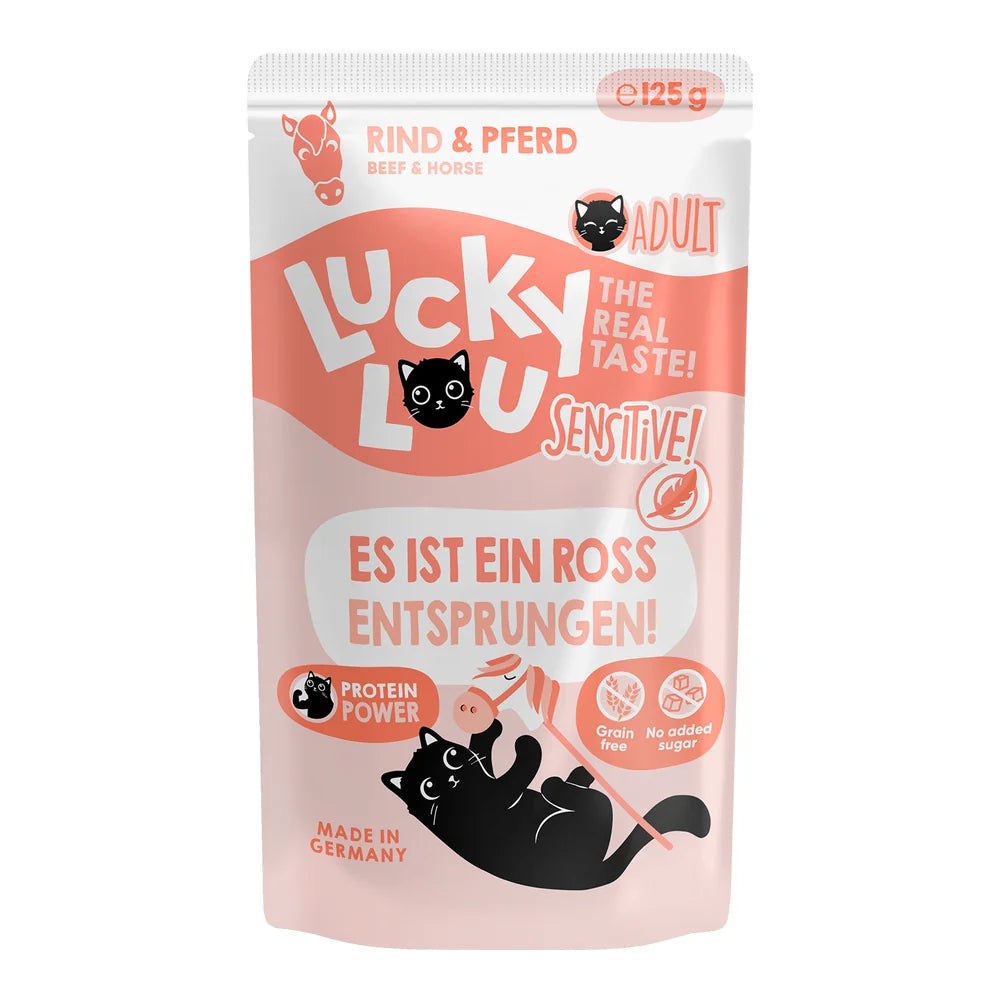 Lucky Lou Lifestage Sensitiv Rind & Pferd