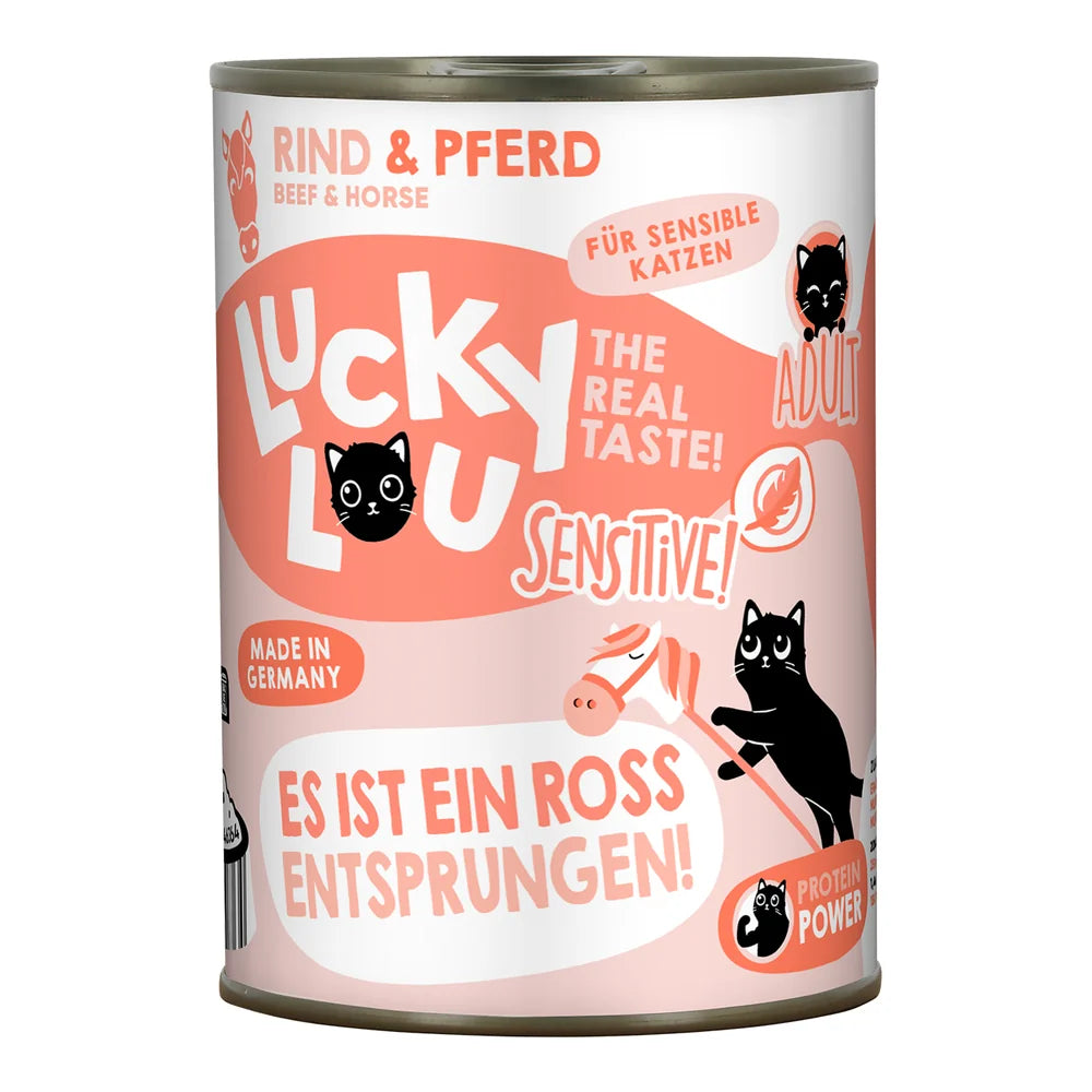 Lucky Lou Lifestage Sensitiv Rind & Pferd