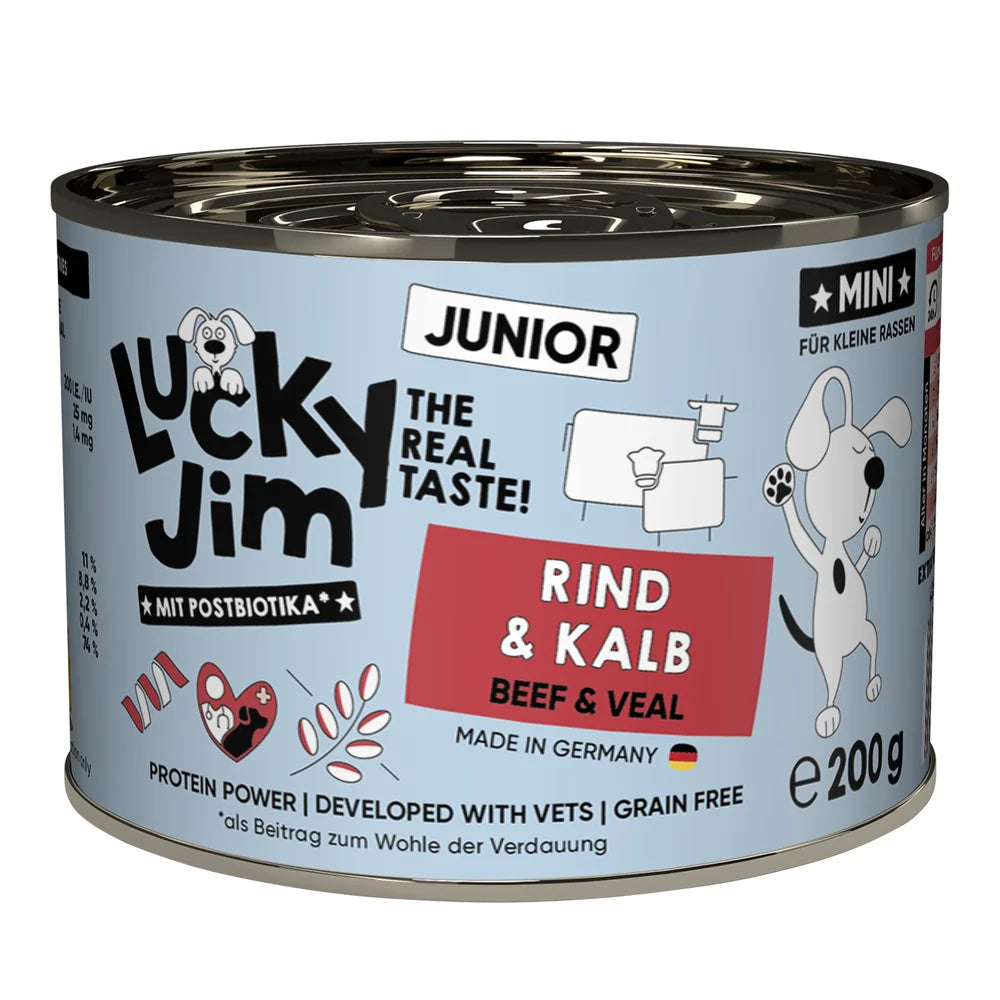 Lucky Jim MINI Junior Rind & Kalb 200g