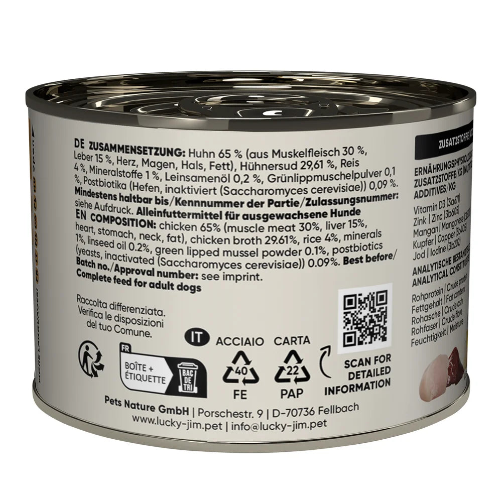 Lucky Jim MINI Adult Huhn & Leber 200g