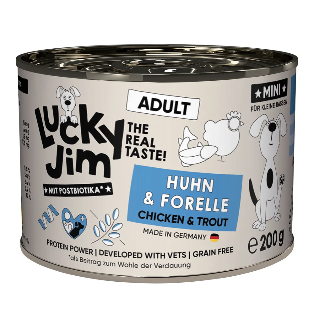 Lucky Jim MINI Adult Huhn & Forelle 200g