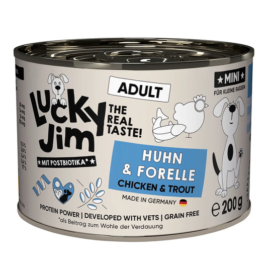 Lucky Jim MINI Adult Huhn & Forelle 200g