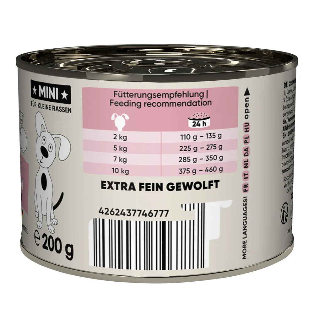 Lucky Jim MINI Adult Rind & Lamm 200g
