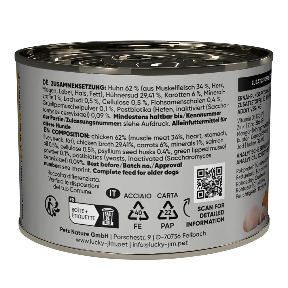 Lucky Jim MINI Senior Huhn 200g
