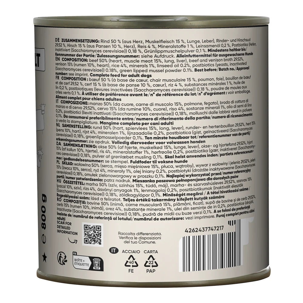 Lucky Jim Adult Rind & Hirsch