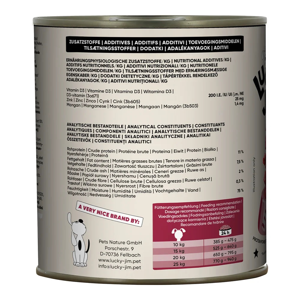 Lucky Jim Adult Rind & Hirsch