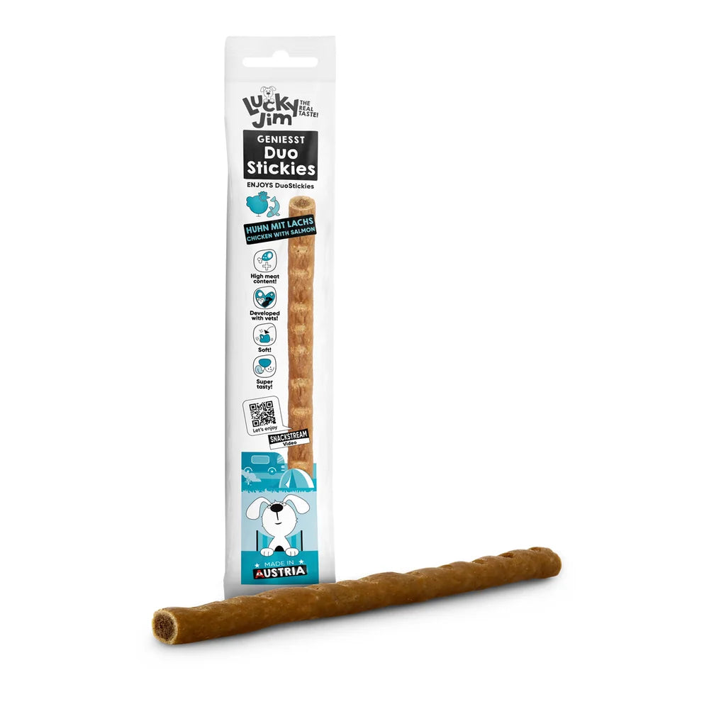 Lucky Jim DuoStickies Huhn mit Lachs 15g
