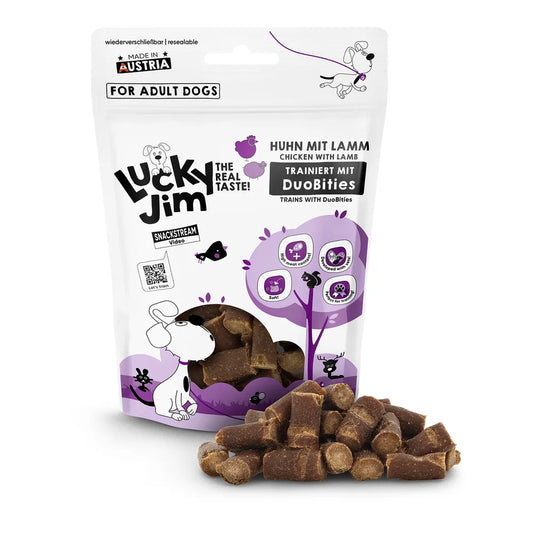 Lucky Jim DuoBities Huhn mit Lamm 70g