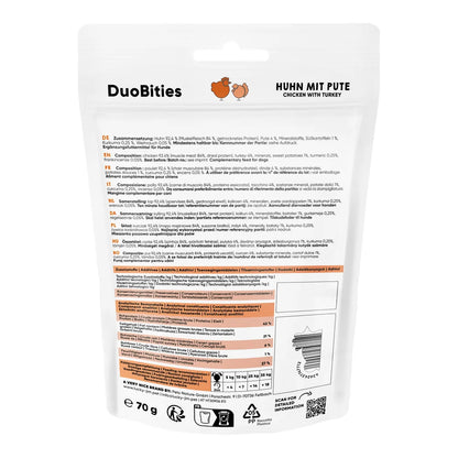 Lucky Jim DuoBities Huhn mit Pute 70g