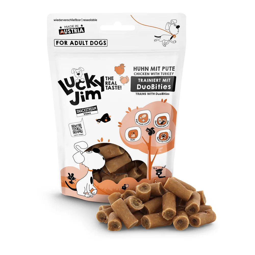 Lucky Jim DuoBities Huhn mit Pute 70g