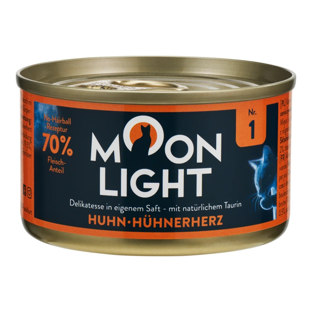 Moonlight Dinner Huhn & Hühnerherz 80g