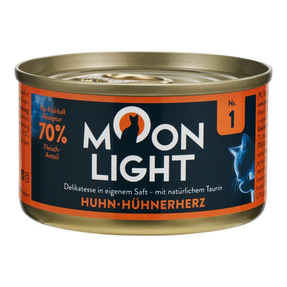 Moonlight Dinner Huhn & Hühnerherz 80g