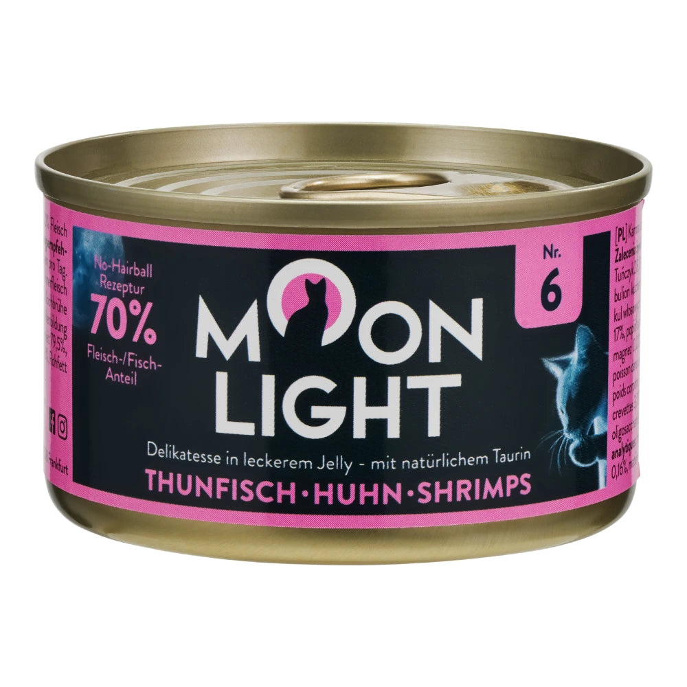 Moonlight Dinner Thunfisch, Huhn & Shrimps in Jelly 80g